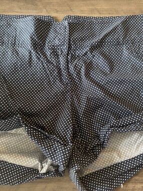 Vintage torrid Navy White Polka Dot shorts